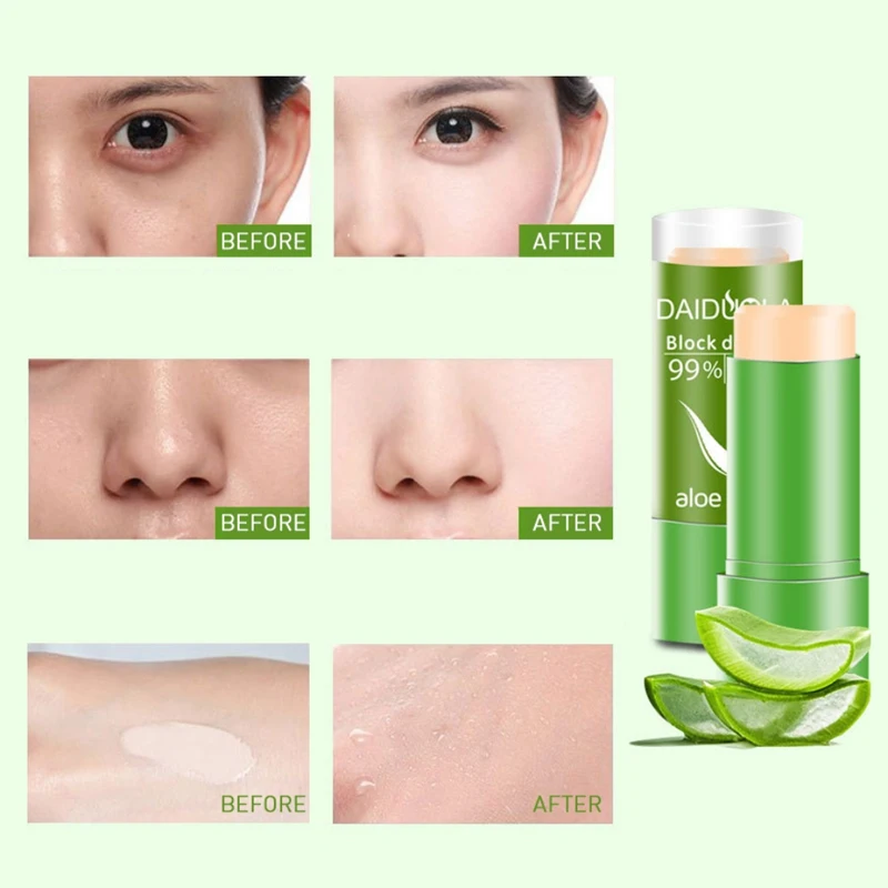 Алоэ Вера 99% ремонт консилер ручка карандаш для придания блеска 3 стиля Collaegn