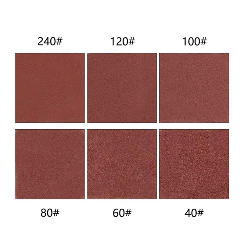 60 шт. треугольная наждачная бумага с липучками подходит для осциллирующих