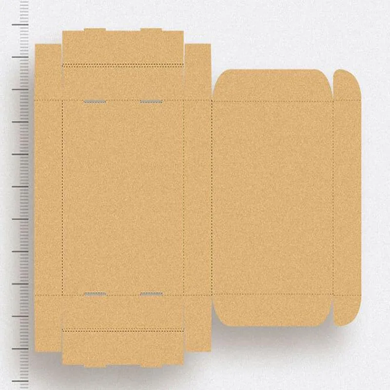 Винтажная цветная подарочная коробка из крафт бумаги посылка для конфет