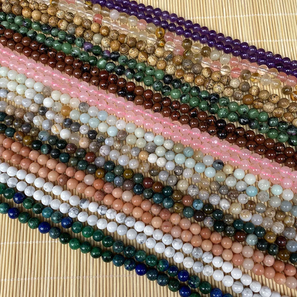 

Бусины из натурального камня с бежевым топазом, модные круглые бусины из блестящего камня ручной работы, ювелирные изделия «сделай сам», ак...