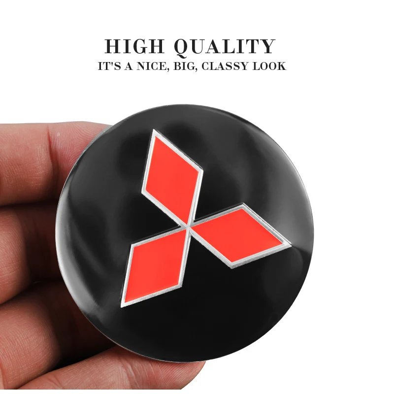 4 шт. 56 мм колпачок ступицы колеса автомобиля значок наклейки для Mitsubishi Ralliart Lancer ASX