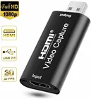 Карта видеозахвата HDMI-USB 2,0, 4K до 1080p, 30 кадровс