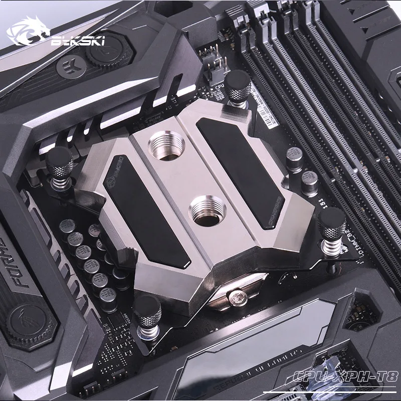 Bykski бабочка металлическая Процессор воды блок для Intel LGA 1156 1155 1151 1150 2011 2066 1366