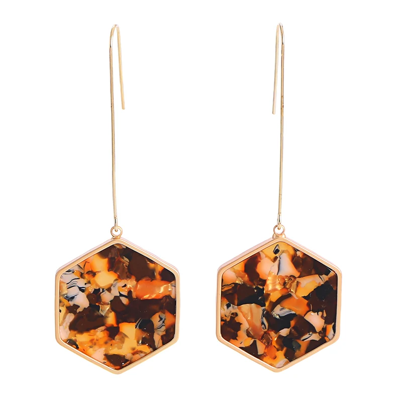 Коми Бохо красочные Подсолнухи горный хрусталь Кристалл Висячие Серьги капающие