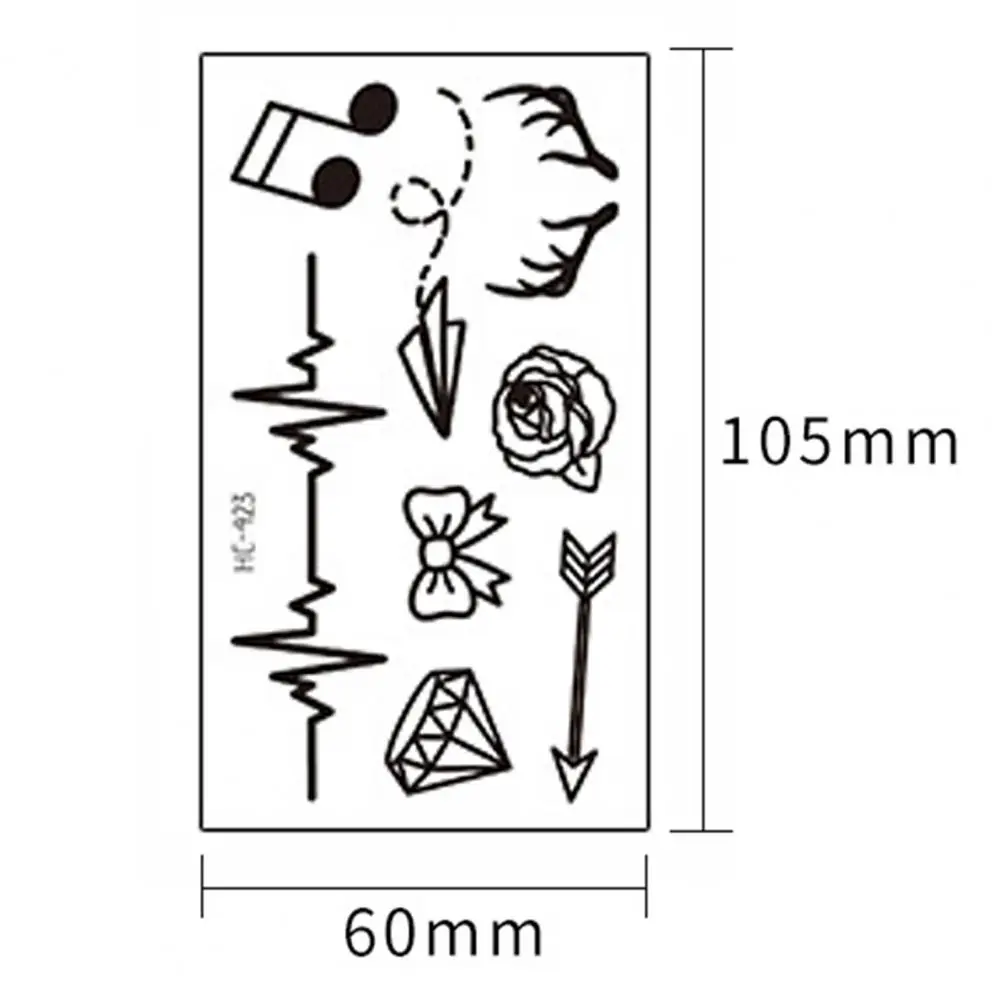 50% горячая Распродажа временная татуировка водонепроницаемая Освежающая бумага