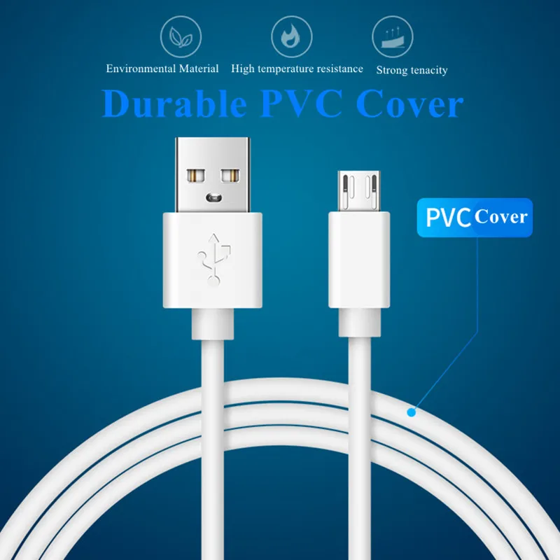 1 m/2 m/0,3 m Micro USB кабель для быстрой зарядки, синхронизации данных, мобильного телефона, Android, USB кабель для зарядного устройства для Xiaomi redmi, для samsung, провод