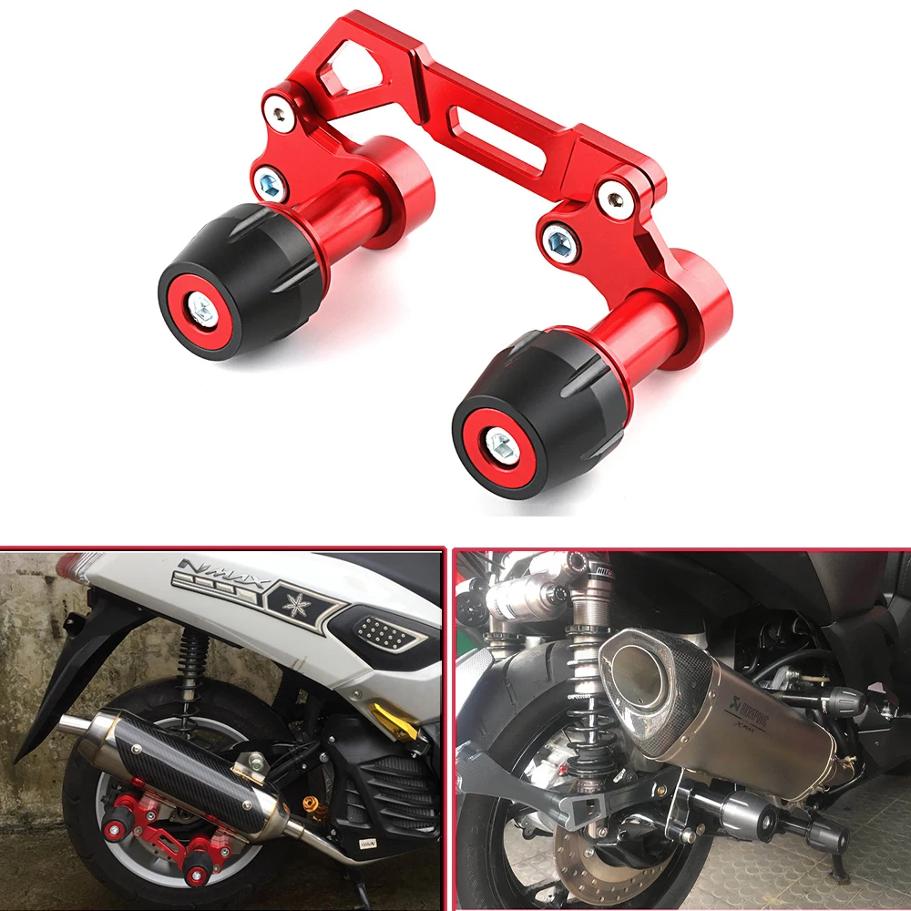 

Motorcycle Exhaust Crash Slider Protector Universal For Yamaha NVX NMAX 155 150 125 XMAX300 400 250 Forza 300 125 250 PCX125 150