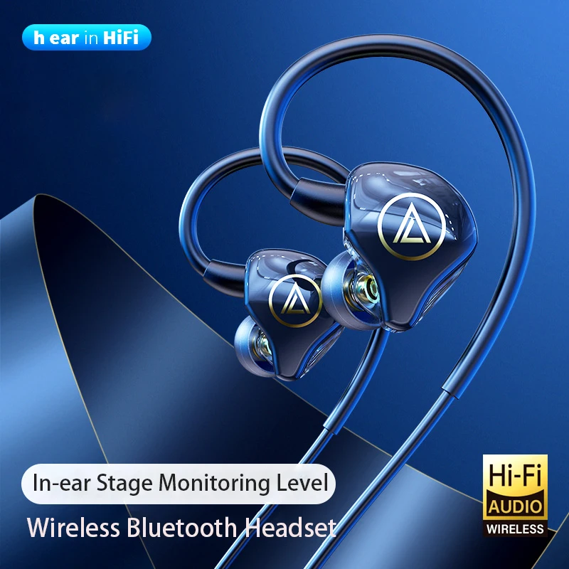 Беспроводная гарнитура DDJ X12HIFI Bluetooth бас стерео шумоподавление подвесные