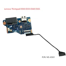 New Original For Lenovo Thinkpad E550 E555 E560 E565 USB Power Button Board Cable NS-A561