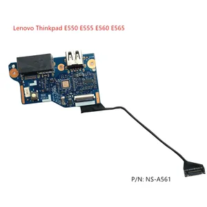 new original for lenovo thinkpad e550 e555 e560 e565 usb power button board cable ns a561 free global shipping