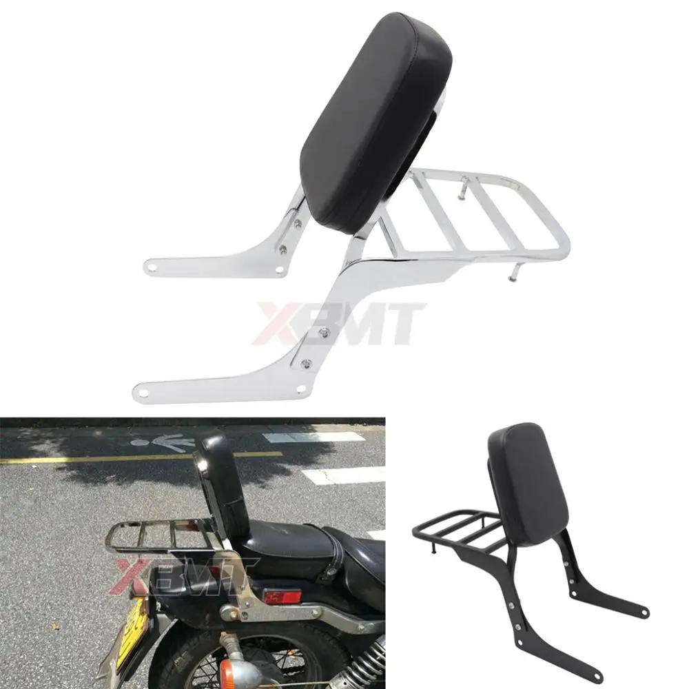 Motorcycle Accessories Passenger Backrest Sissy Bar Luggage Rack For Honda Rebel 250 CA250 CMX250