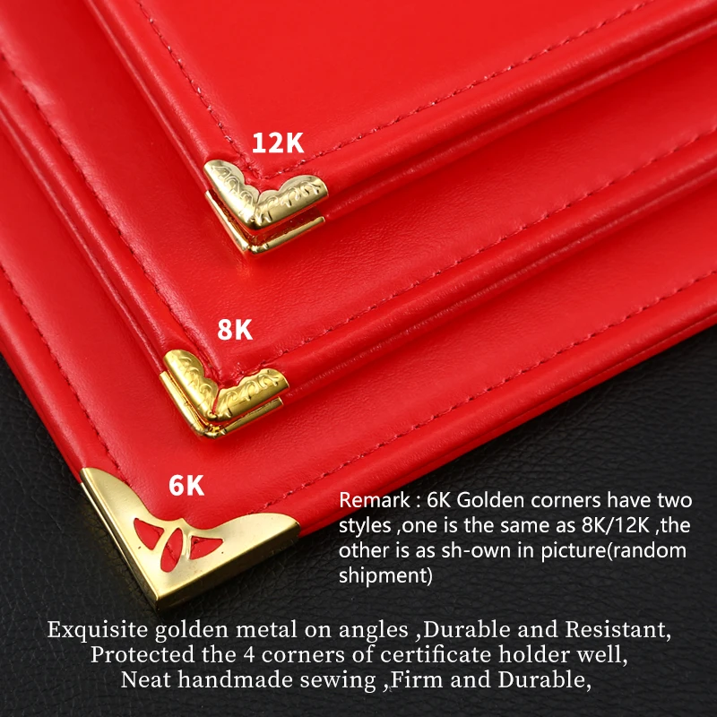 Пользовательский образовательный сертификат печать золотой Folio чистый