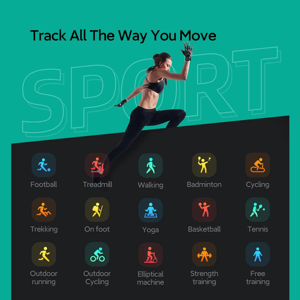 mibro color smartwatch 5atm waterproof heart rate tracker 270mah battery smart watch ios android sport smartwatch free global shipping