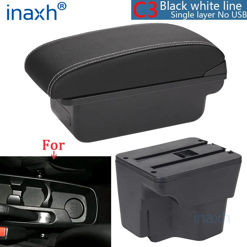 

Для KIA Rio 3 подлокотник коробка KIA K2 X-line Rio 3 2011 2012 2013 2014 2015 2016 автомобильные аксессуары для подлокотников коробка для хранения интерьера