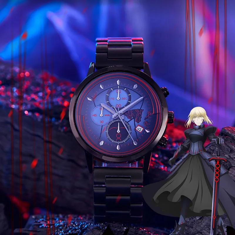 fate stay night heavens feel sakura rin emiya excalibur morgan saber alter watch anime fgo fsn action figure gift free global shipping