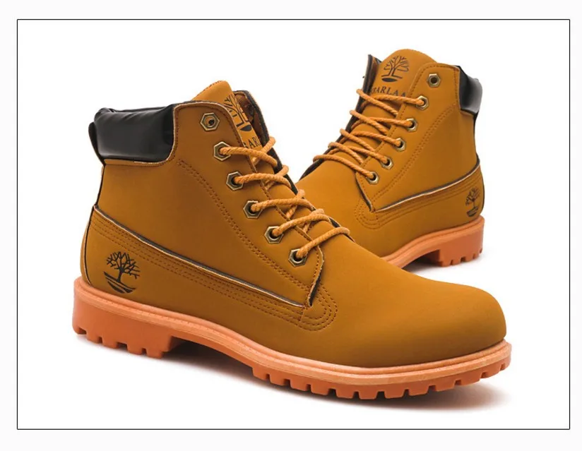 Hot Selling Men's High-top Martin Boots The Latest Winter British Fashion Trend Work Shoes |