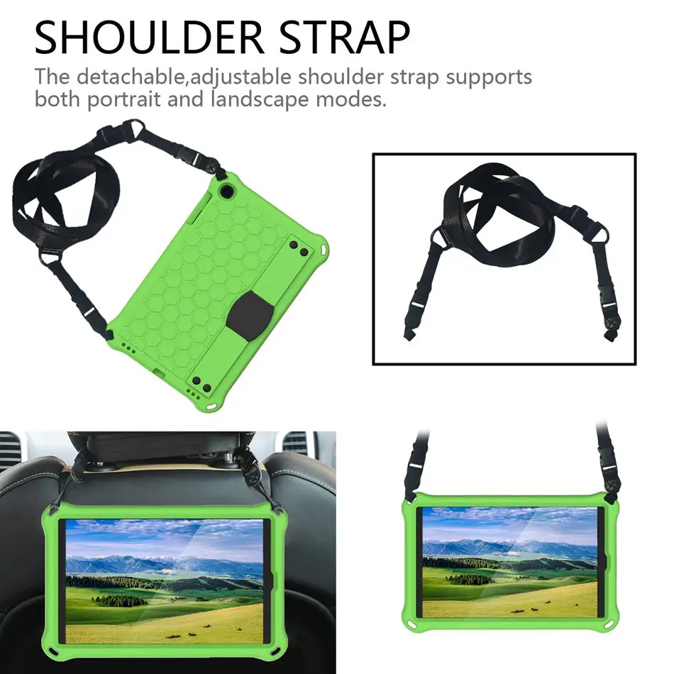 

For Samsung galaxy Tab A 10.1 2019 SM T510 T515 case Shock Proof EVA full body cover stand tablet cover for kids