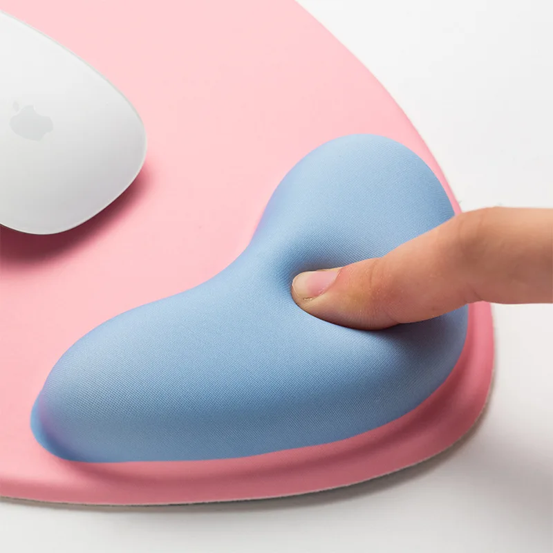

New Wrist Rest Mouse Pad with Non-Slip Base Wrist Rest Pad Ergonomic Mousepad for Typist Office Gaming PC Laptop Kawaii Mousepad