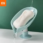 Держатель для мыла и душа xiaomi, футляр для мыла в форме листа, для ванной комнаты