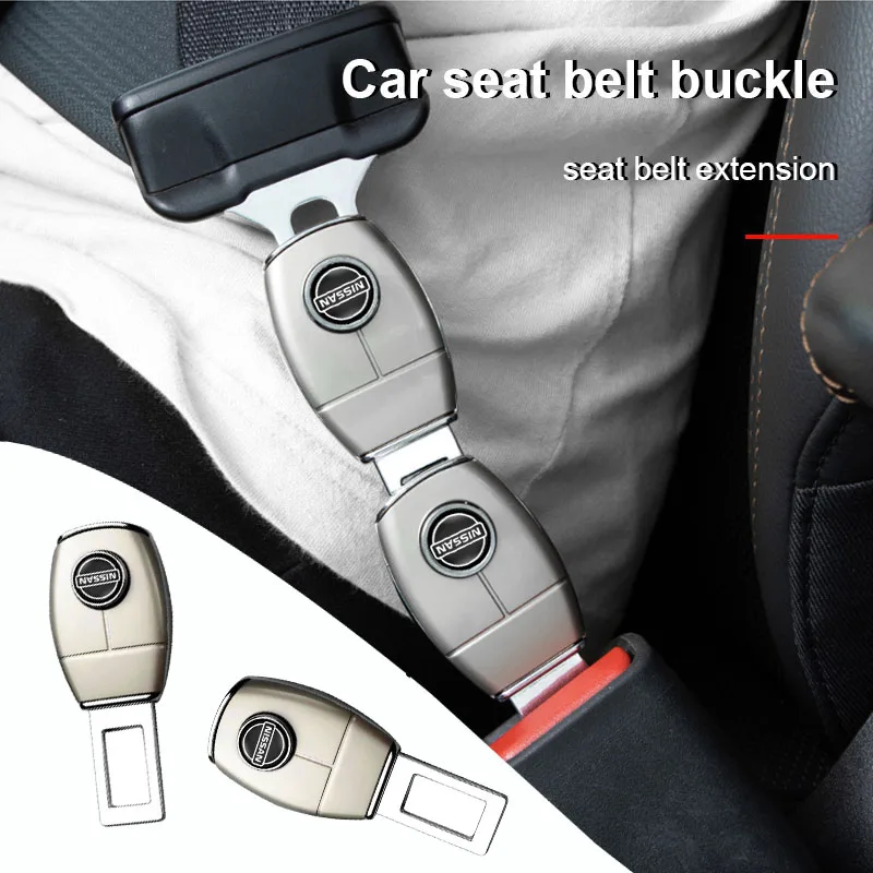 

1Pcs Car Safety Belt Extender Seat Belt Cover Seat Belt Padding Extension Buckle For Nissans X-trail Almera Qashqai Tiida Teana