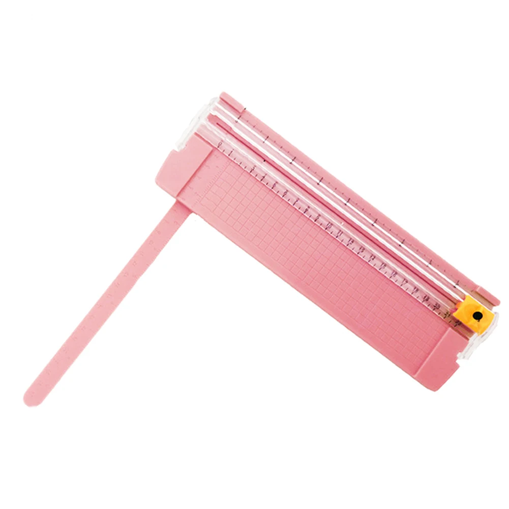 

Card Safe Paper Cutter Clear Scale Mini Portable Photo Trimmer Durable Home Practical DIY Tool Lightweight Scrapbooking Office