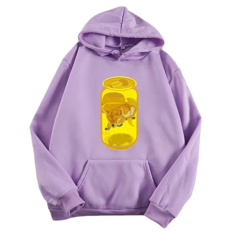 

Cartoon Little Yellow Dog Hoodies Cotton Long Sleeve Sweatshirt Women Women Harajuku Hoody Women Tops Long Sleeve Dropshipping