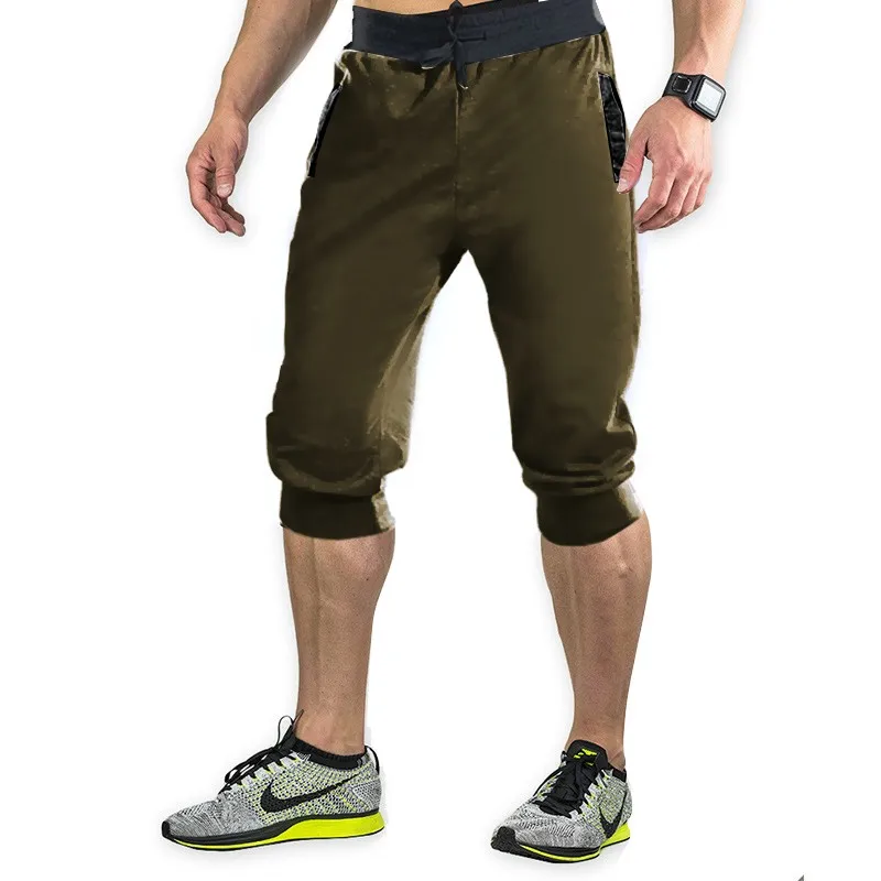 

2021 Hot-selling Men's Short And Quick-drying Sports Fitness Clothes Cropped Pants Running Fitness Breathable Sports Pants