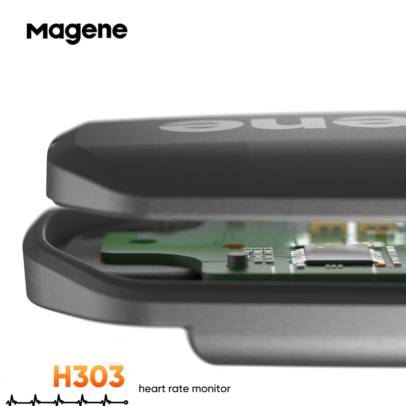 Монитор сердечного ритма Magene H303 двойной датчик движения Bluetooth нагрудный ремень H64