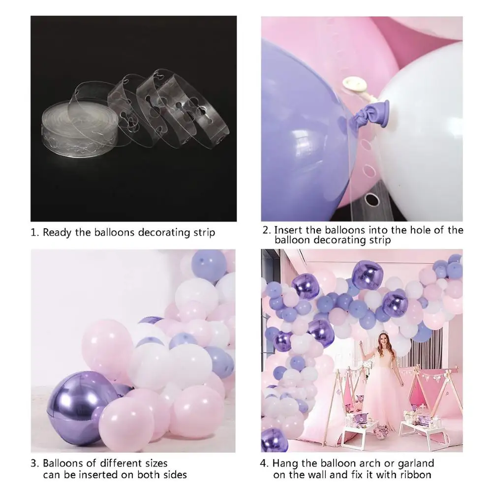 Набор воздушных шаров сделай сам гирлянда и фото набор из 140 латексных розового