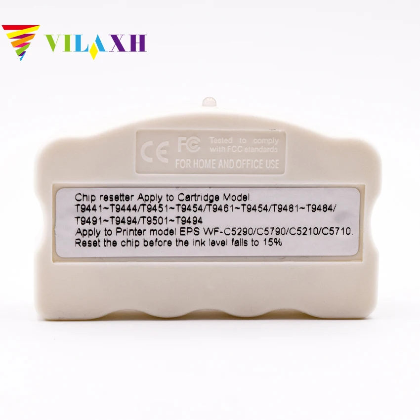 

Vilaxh оригинальный чип для картриджей Resetter T948 T9441 T9451 T9461 для EPSON рабочей силы Pro WF-C5210DW WF-C5290DW WF-C5710DWF WF-C57