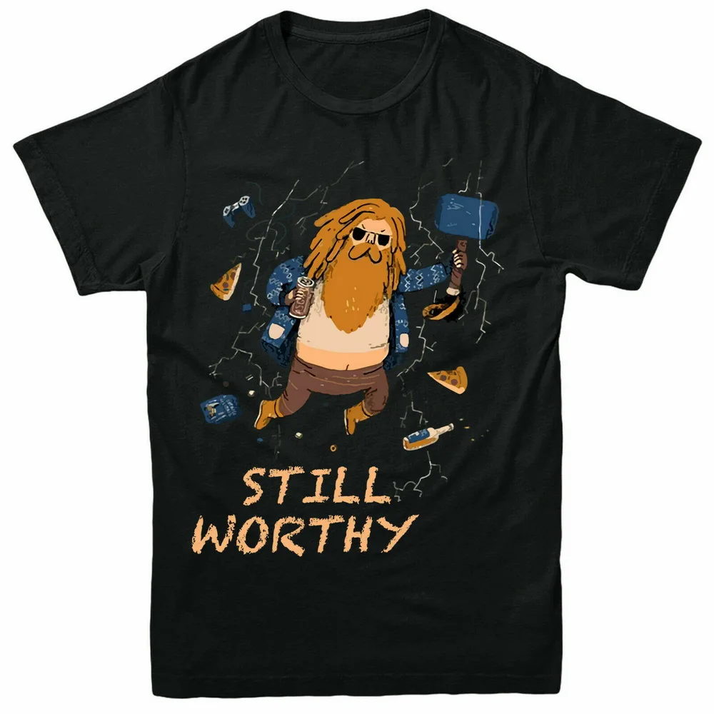 Thor Worthy футболка питье Мстители Endgame Fat для взрослых мужчин женщин молодежи