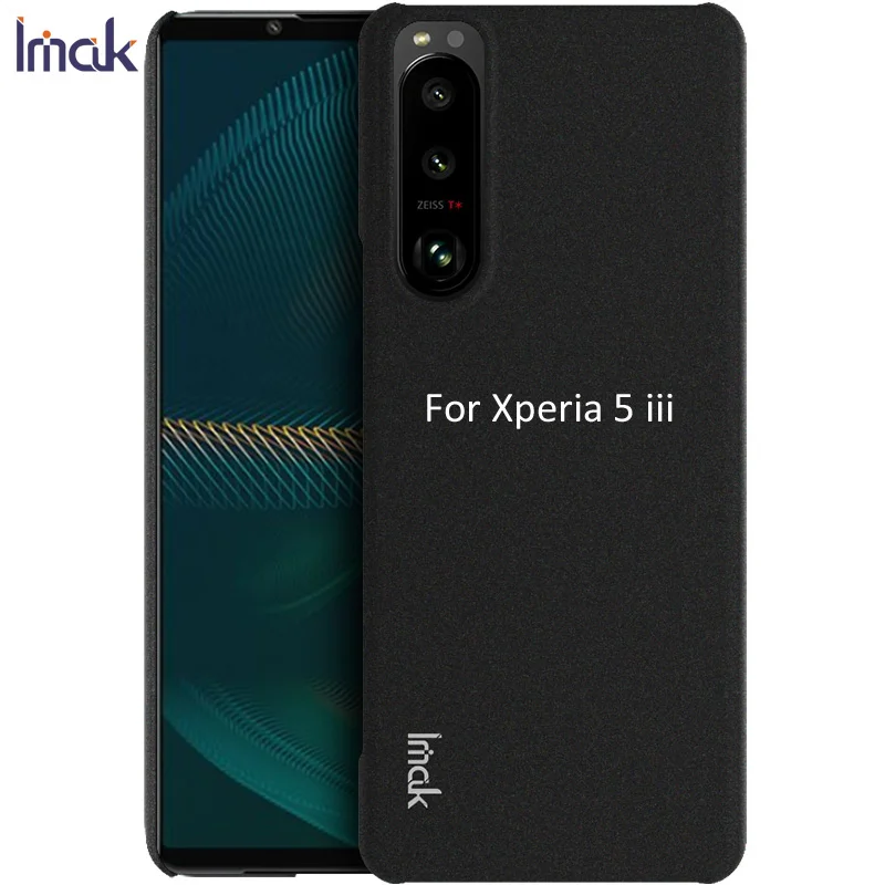 Imak ковбойский чехол для Sony Xperia 5 ii iii Песочная кожа матовый пластиковый защитный -