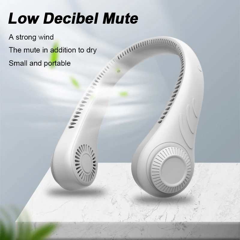 Портативный вентилятор с шейным ободом 4000 мАч | Бытовая техника