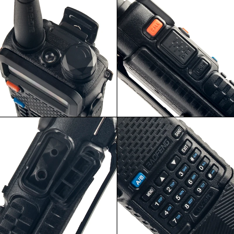 Baofeng UV 5R портативная рация 3800 мАч 5 Вт двухдиапазонное портативное радио UHF 400 520