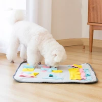dog snuffle mat pet slow feeder dispenser treats pad washable puzzle feeding nose work toy dog indoors iq training sniffing mat