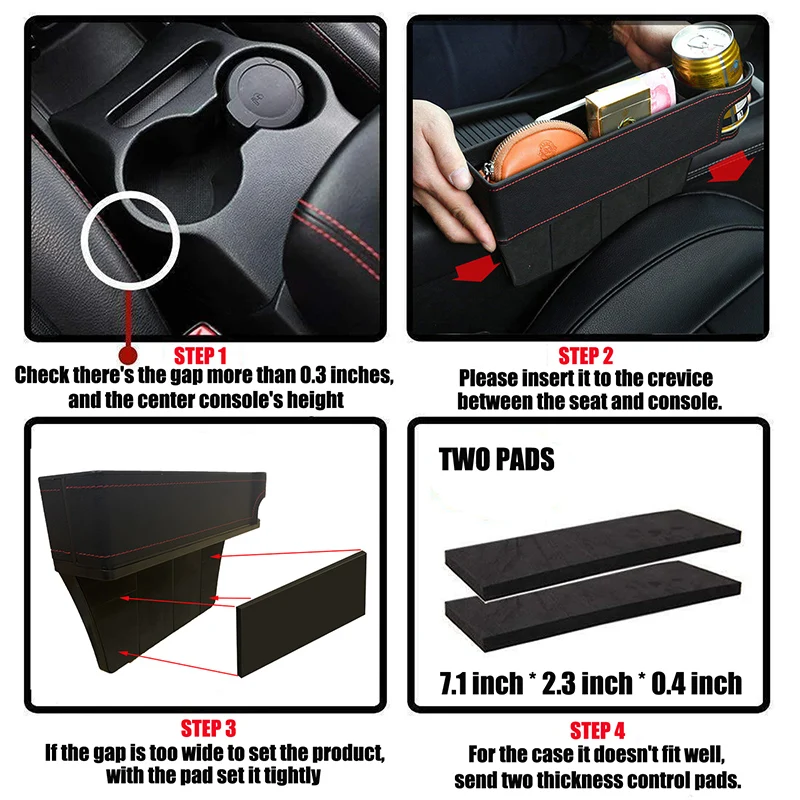 Универсальный автомобильный Органайзер коробка для хранения на переднее