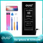 Перезаряжаемая батарея для iPhone 6S, 3250 мАч, высокая емкость, оригинальные мобильные телефоны, литиевые батареи для iPhone 6s с набором инструментов