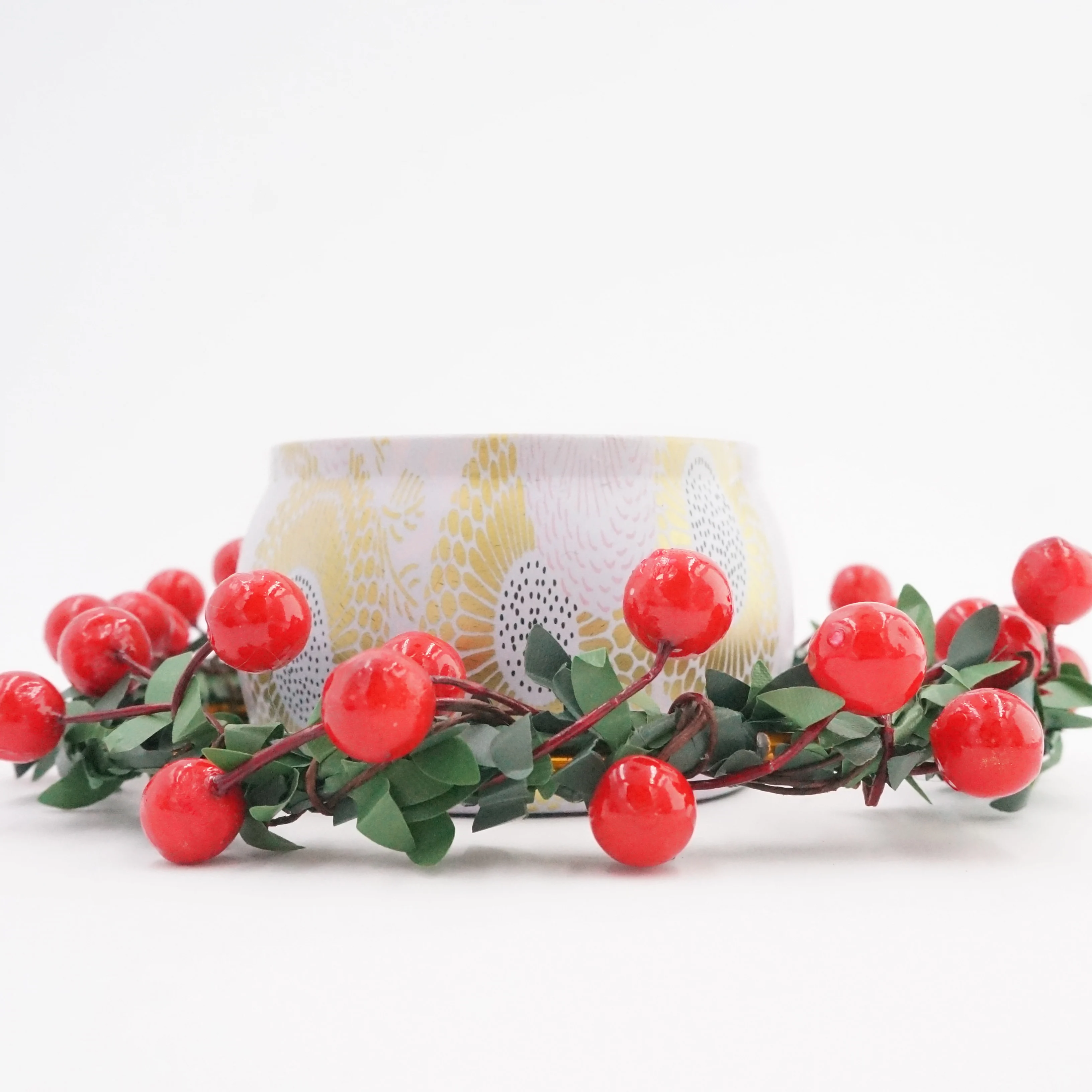 Искусственные свечи сосновые ягоды Рождественский Декор стол украшения для