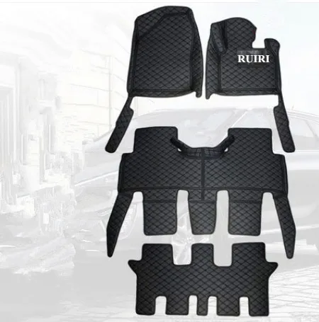 Специальные автомобильные коврики на заказ для правого руля Hyundai Santa Fe 7 мест 2018-2006