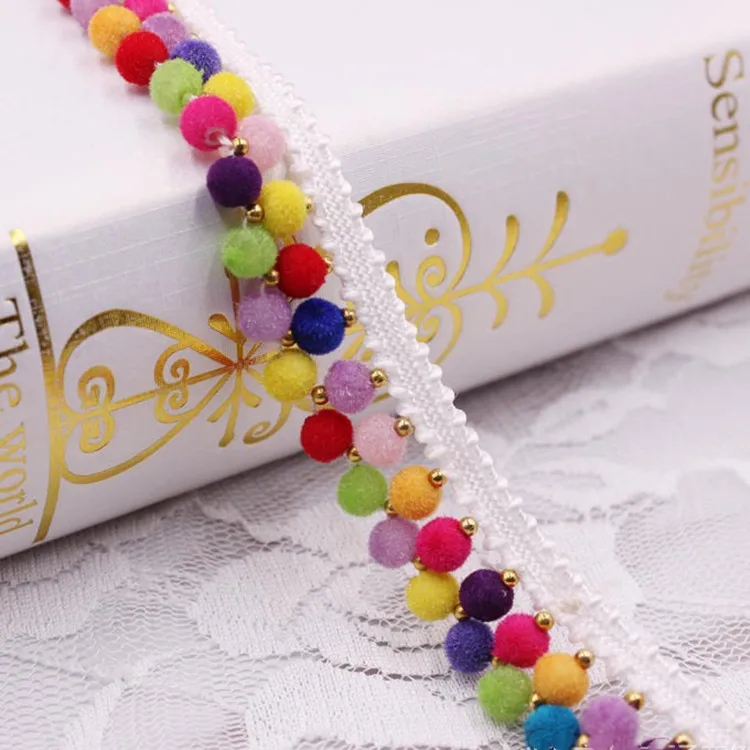 Этническая вышивка кружевная лента аксессуары сделай сам красочный круглый шар