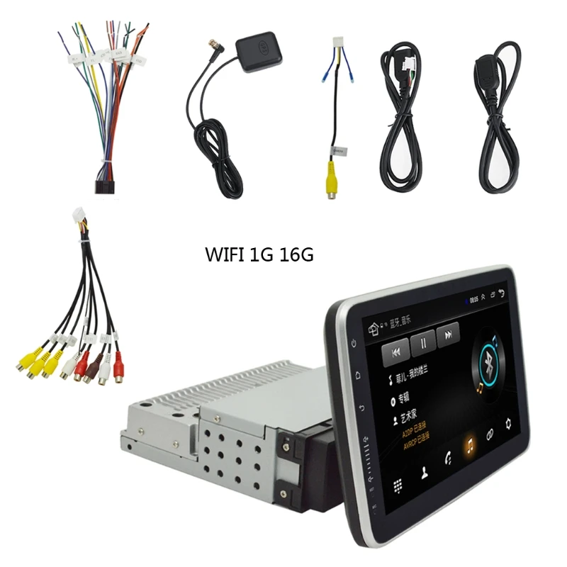 

1 Din Car Multimedia Player 9 inch Touch Screen Autoradio Stereo Video GPS WiFi N84F