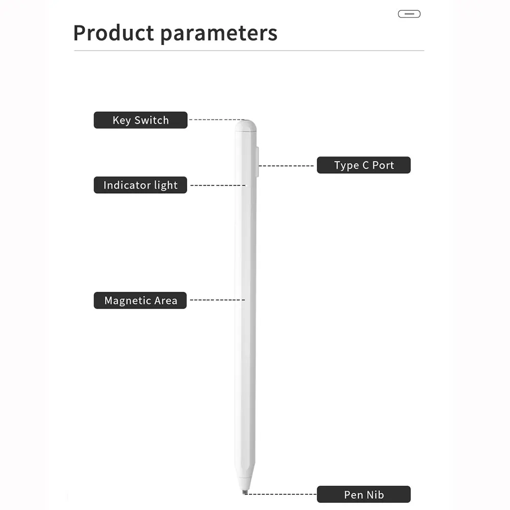 

HTMOTXY For Drawing Smart Stylus Phone Pen Android IOS Universal Magnetic For Apple iPhone iPad 2020 Pro Air 4 Max Touch Pencil