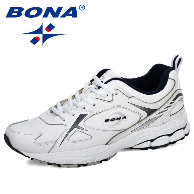 BONA 2020 New Designers Action Leather Men Shoes Fashion Casual No-Slip Man Vulcanize Tenis Masculino Leisure Footwear | Обувь