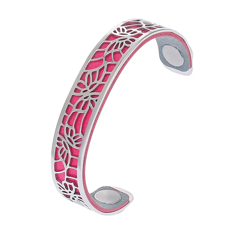 002 Cremo DIY Браслеты-манжеты для женщин Bijoux Yoiumit браслет из нержавеющей стали Manchette Femme Реверсивные кожаные ювелирные изделия - Окраска металла: 002