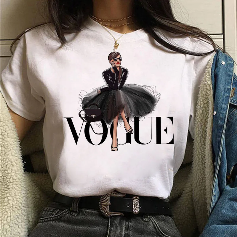 

Women T Shirt Harajuku T Shirt Women Ullzang Cute T-shirt Aesthetic Graphic Tshirt 90s Fashion Top Tees Female New Vogue Tshirt