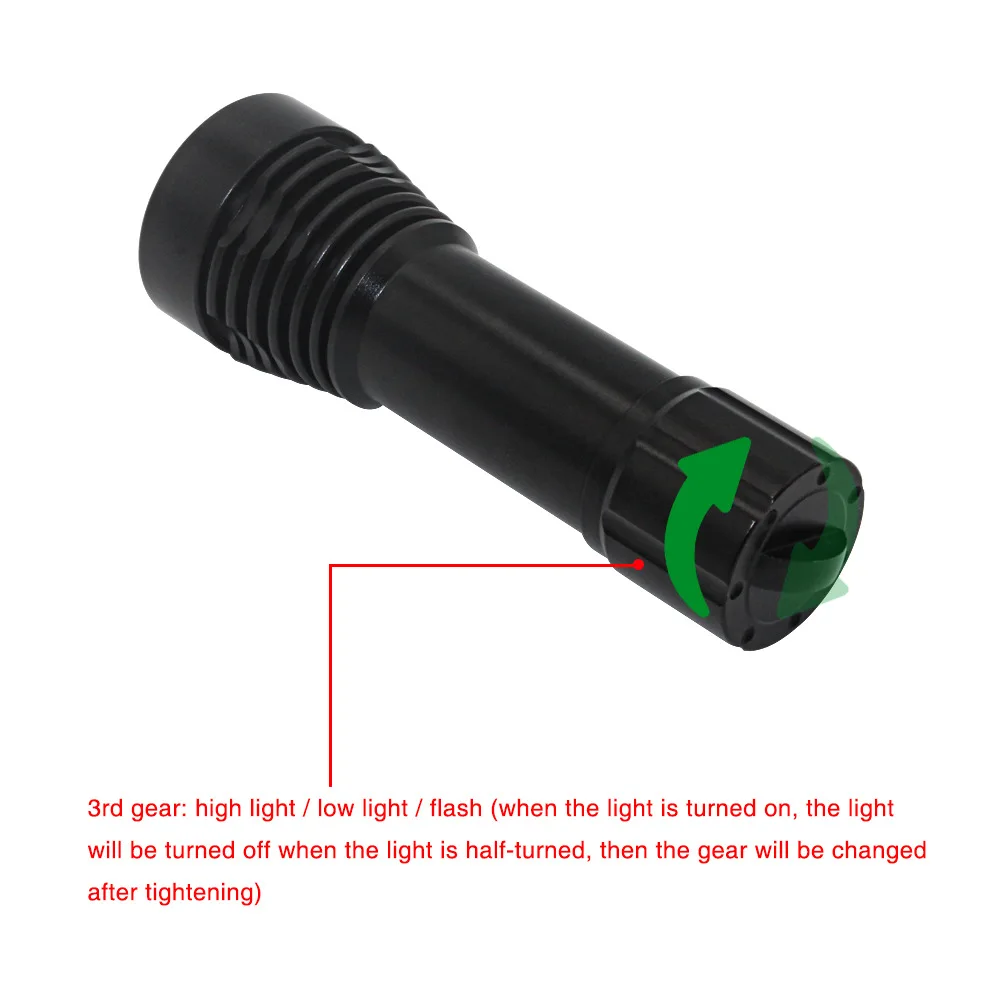 Перезаряжаемая для дайвинга Дайвинг видео свет Макс 4000лм водонепроницаемый 100 м