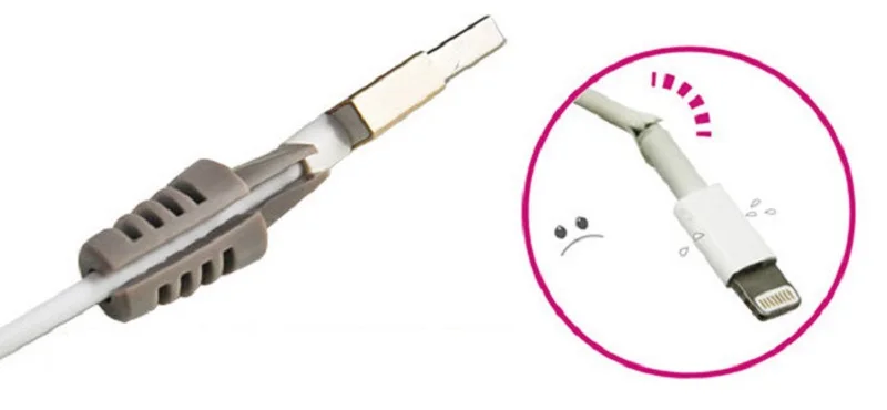 Защита кабеля USB зарядное устройство линии передачи данных крышка рукава для