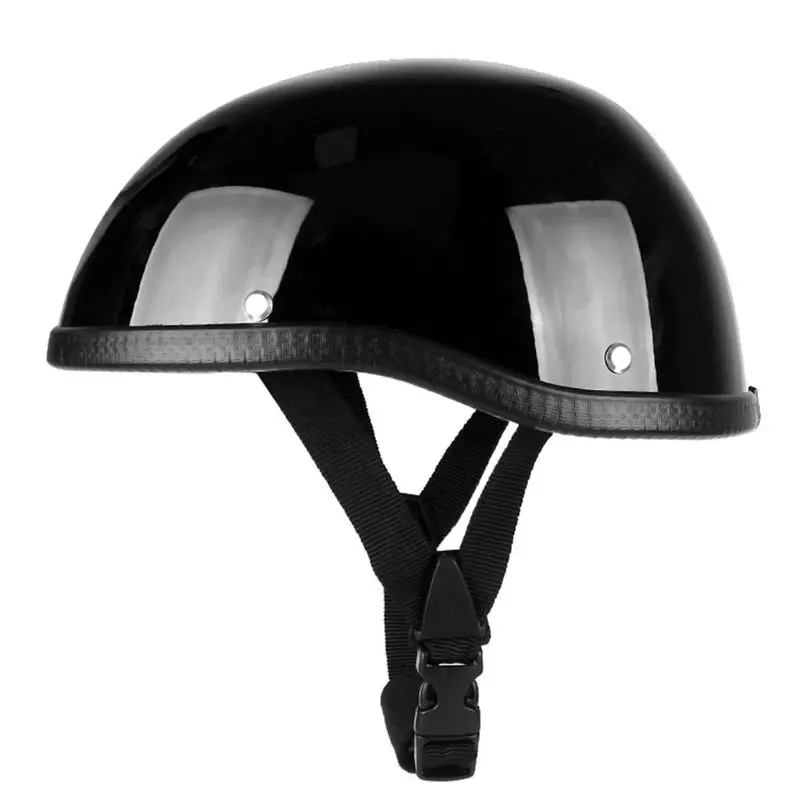 Летний винтажный мотоциклетный полушлем с открытым лицом ветрозащитный простой