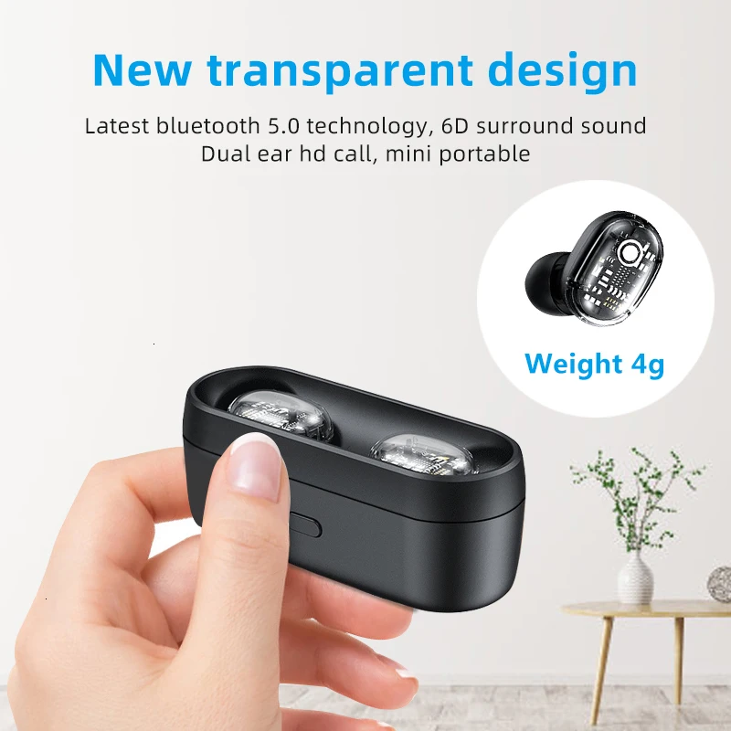 AKEY TWS Bluetooth беспроводные наушники стерео спортивные водонепроницаемые с