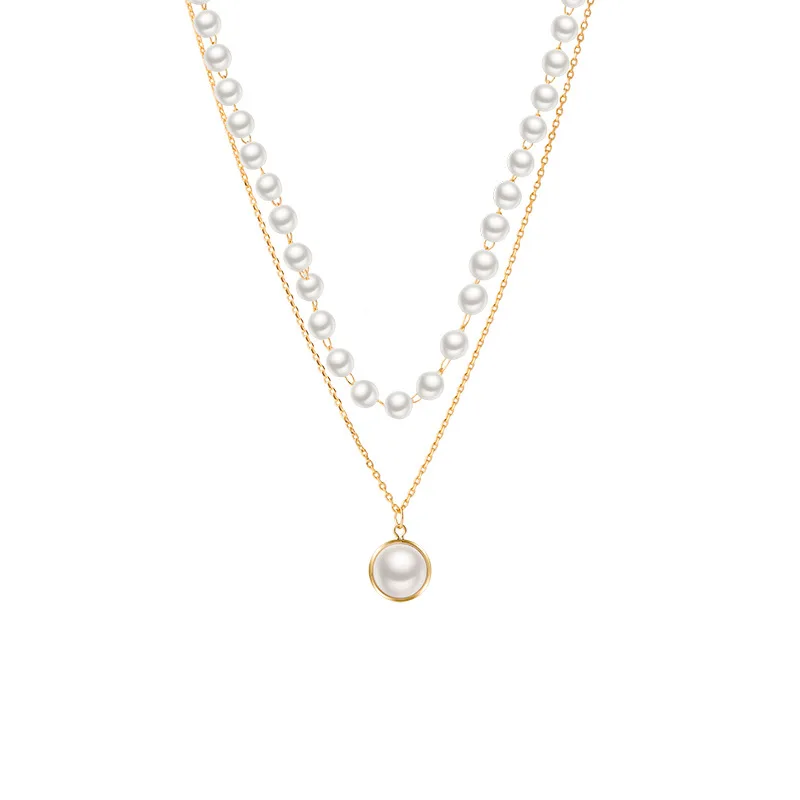 Ожерелье чокер в винтажном стиле женское элегантное Двухслойное ожерелье до